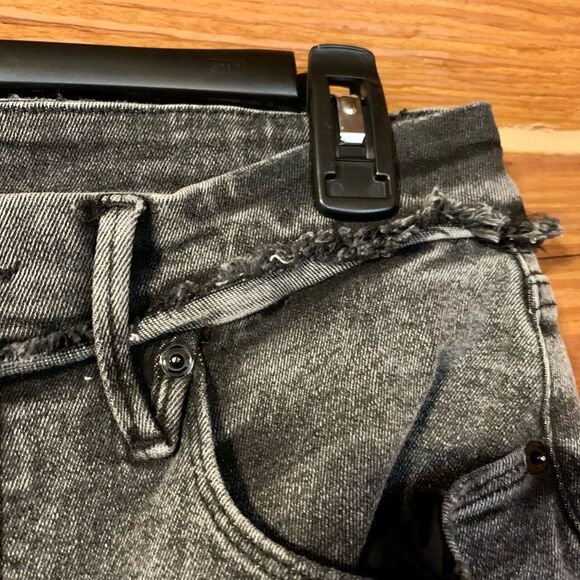 Good American Good Legs Fray High Waist High Rise Black Skinny Jeans Siz… - Picture 9 of 11